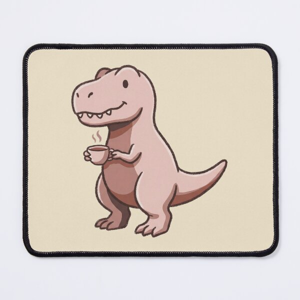 Item preview, Tea Trex Tearex Funny Dinosaur Pun, Cute T-Rex Drinking Tea designed and sold by Magnificent Lizard.