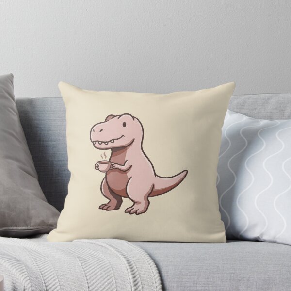 Item preview, Tea Trex Tearex Funny Dinosaur Pun, Cute T-Rex Drinking Tea designed and sold by Magnificent Lizard.