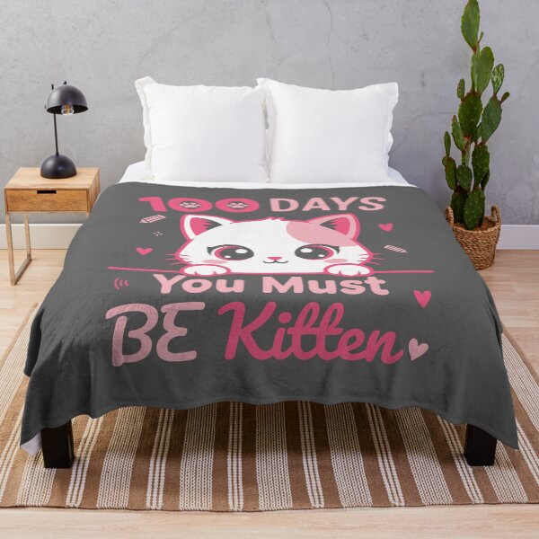 Item preview, 100 Day You Must Be Kitten Cute Cat 100 Days of School Girls designed and sold by KristineLi.