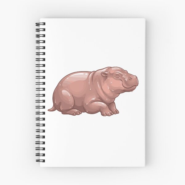 Item preview, Unbothered Moisturized Happy Pygmy Hippo designed and sold by Petzzz.