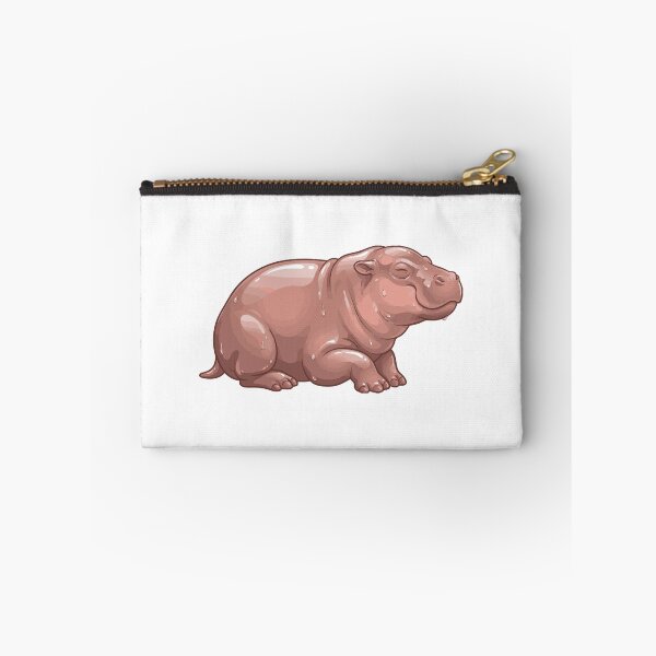 Item preview, Unbothered Moisturized Happy Pygmy Hippo designed and sold by Petzzz.