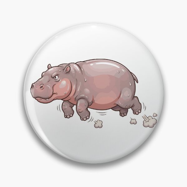 Item preview, Bouncy Potato Pygmy Hippo Chonk designed and sold by Petzzz.