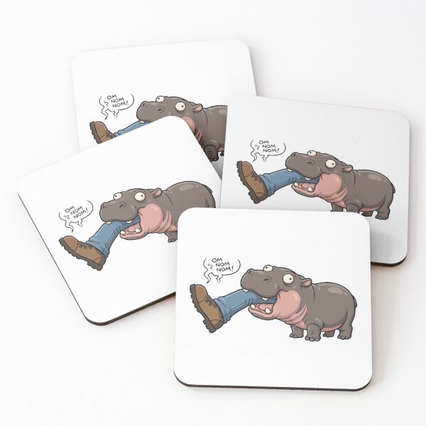 Item preview, The Knee Biter Ferocious Pygmy Hippo designed and sold by Petzzz.