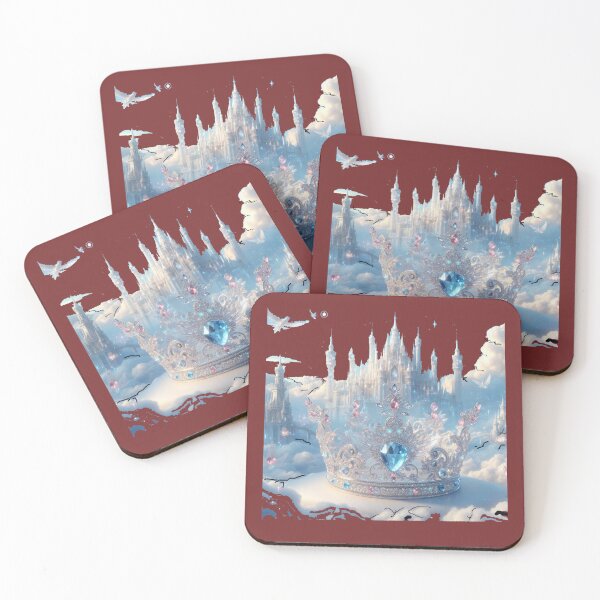 Item preview, Crystal Crown Kingdom – Pure Heavenly Castle Label ,  designed and sold by PaintMeWorld.