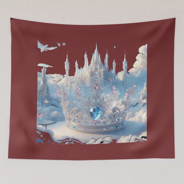 Item preview, Crystal Crown Kingdom – Pure Heavenly Castle Label ,  designed and sold by PaintMeWorld.