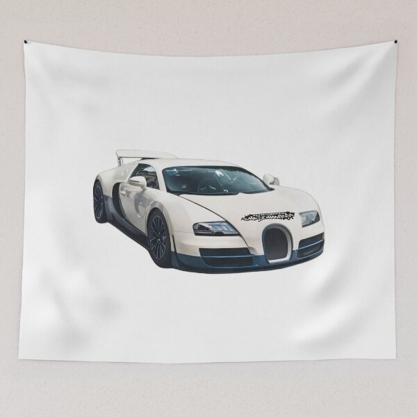 Item preview, White Supercar with Graffiti Decal designed and sold by Artuer69.