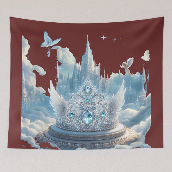 Item preview, Crystal Crown Kingdom – Pure Heavenly Castle Label ,  designed and sold by PaintMeWorld.