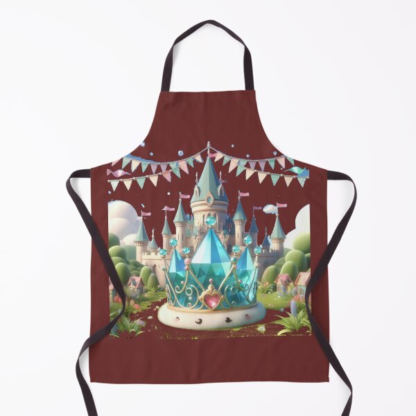 Item preview, Crystal Crown Kingdom – Fairytale Castle Label , designed and sold by PaintMeWorld.