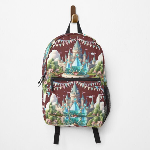 Item preview, Crystal Crown Kingdom – Fairytale Castle Label , designed and sold by PaintMeWorld.