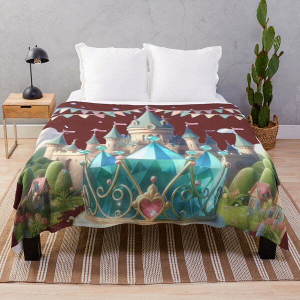Item preview, Crystal Crown Kingdom – Fairytale Castle Label , designed and sold by PaintMeWorld.