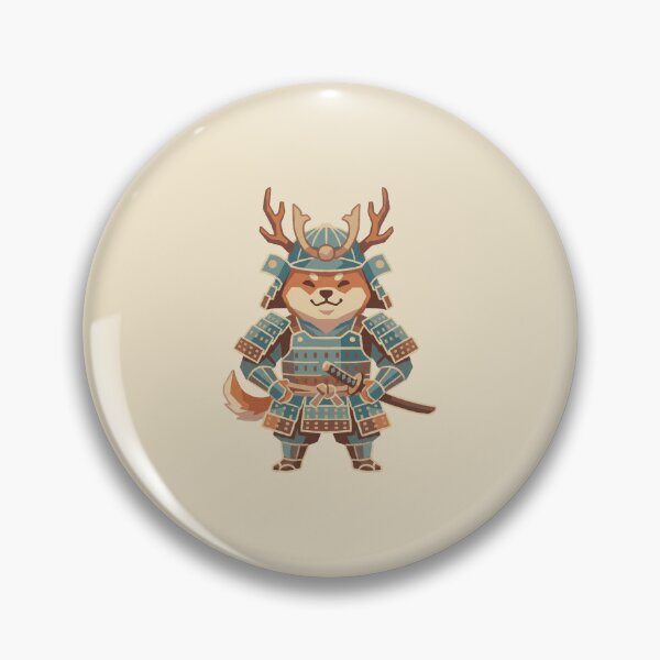 Item preview, Samurai Shiba Inu Dog Warrior, Cute Japanese Historical Animal designed and sold by Magnificent Lizard.