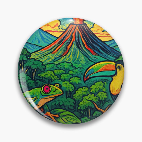 Item preview, Costa Rica landscape | Comics stylCartoone -  designed and sold by ComicsFactory.