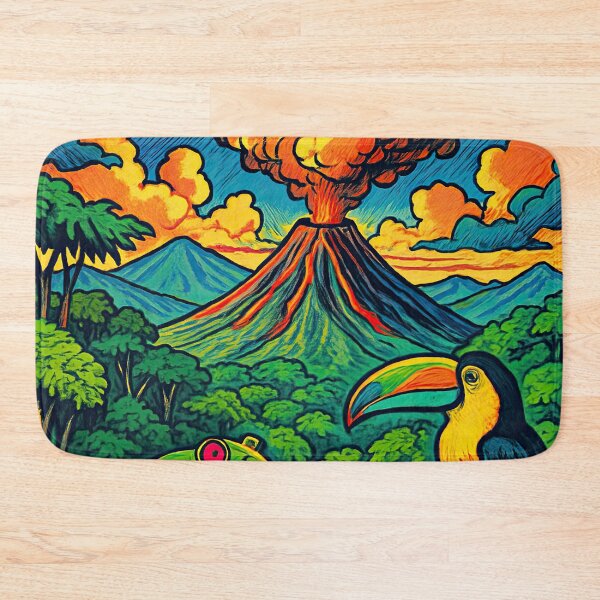 Item preview, Costa Rica landscape | Comics stylCartoone -  designed and sold by ComicsFactory.