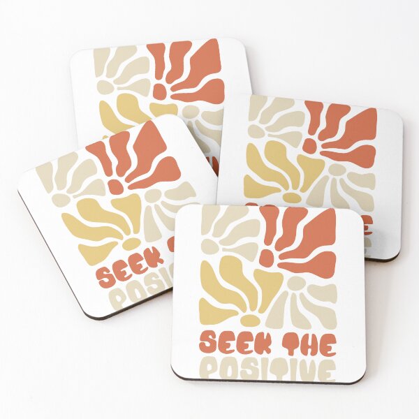 Item preview, Seek the Positive – Retro Abstract Typography Art designed and sold by andry01.