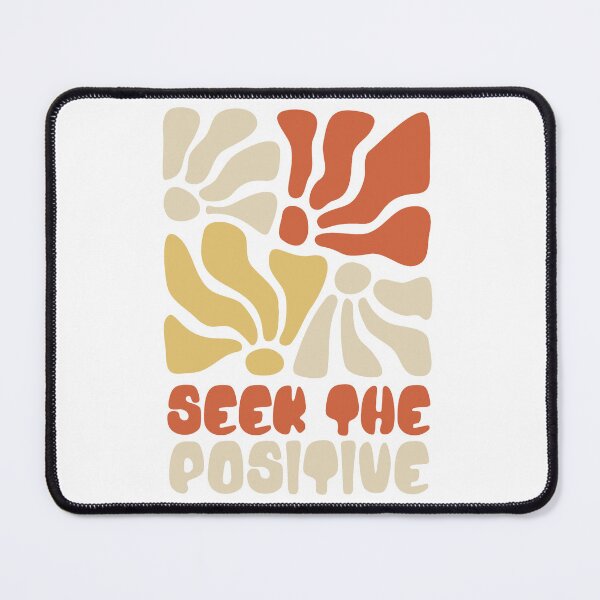 Item preview, Seek the Positive – Retro Abstract Typography Art designed and sold by andry01.
