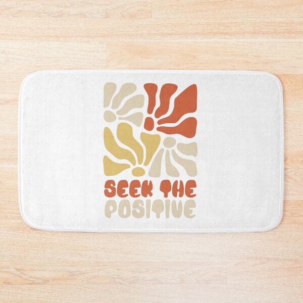 Item preview, Seek the Positive – Retro Abstract Typography Art designed and sold by andry01.