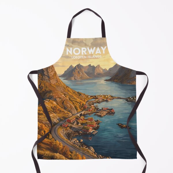 Item preview, Lofoten Islands Norway - Travel art designed and sold by Marciolini.