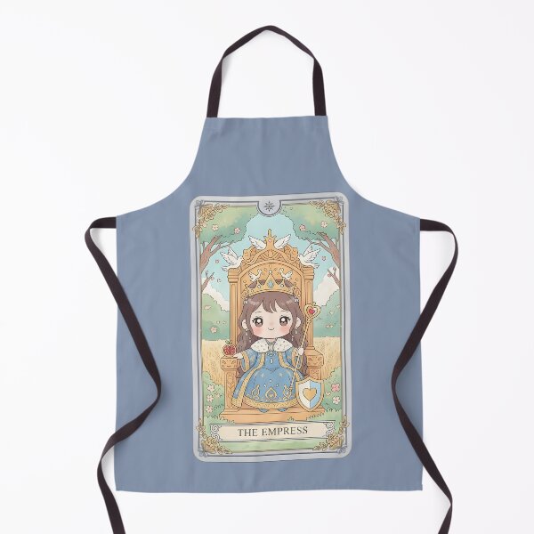 Item preview, The Empress Tarot Card Cute Illustration designed and sold by Teenidesign .