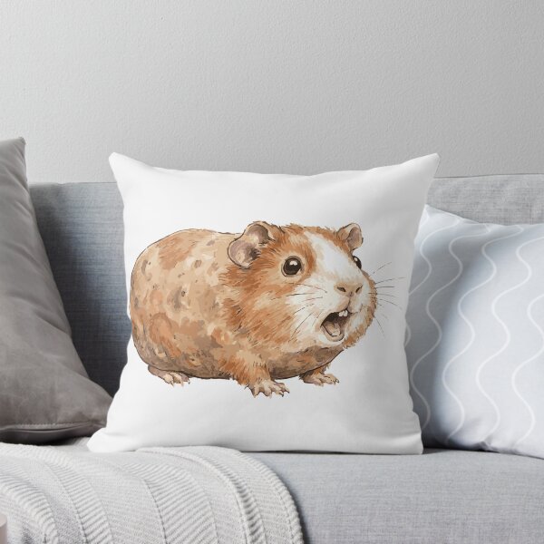 Item preview, The Screaming Potato Funny Guinea Pig Meme designed and sold by Petzzz.