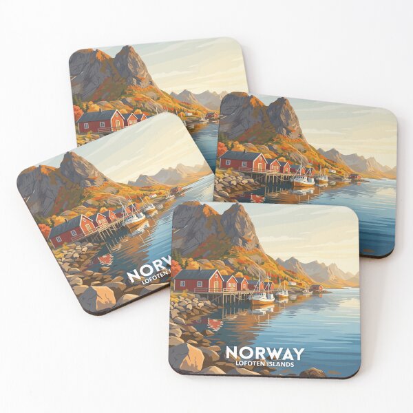 Item preview, Lofoten Islands Norway - Travel art designed and sold by Marciolini.