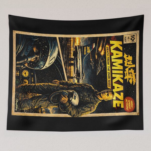 Item preview, KAMIKAZE 18 – Death from the Dark Skies (Cover) designed and sold by SteadyRolling.