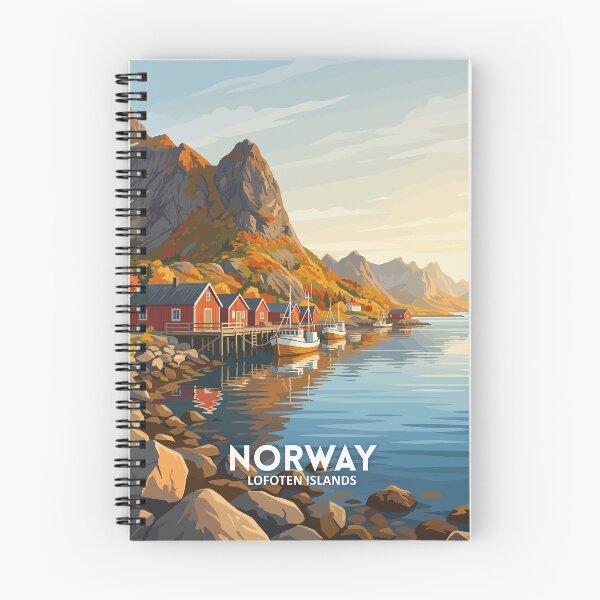 Item preview, Lofoten Islands Norway - Travel art designed and sold by Marciolini.