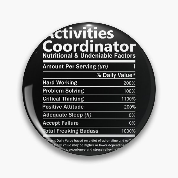 Item preview, Activities Coordinator designed and sold by Streanin.