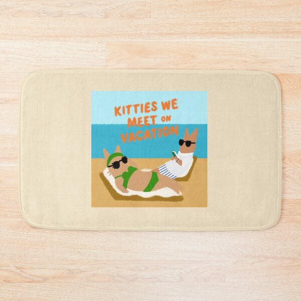 Item preview, people we meet on vacation poppy and alex as cats designed and sold by Kyna Arts.