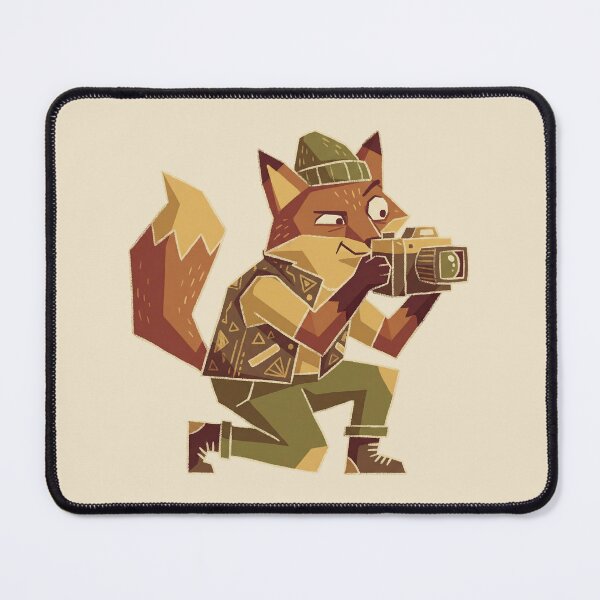 Item preview, Photographer Fox Taking Pictures, Cute Geometric Animal Cameraman designed and sold by Magnificent Lizard.