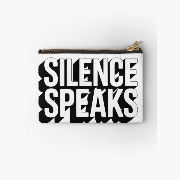 Item preview, Silence Speaks – Minimalist Bold Typography Quote Design designed and sold by A1MarketDesigne.