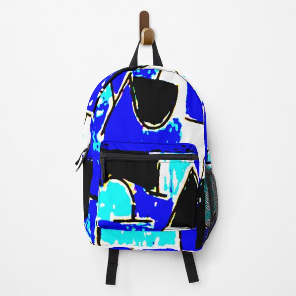 Item preview, blue monday electrize 2 colorful geometric abstract design designed and sold by SmashingDeals.
