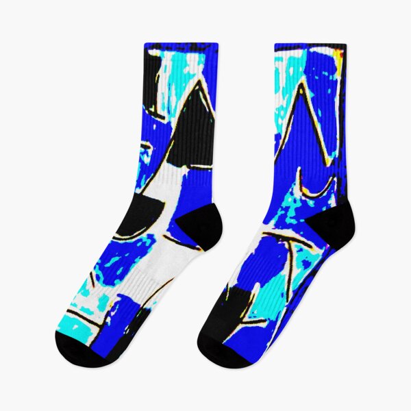 Item preview, blue monday electrize 2 colorful geometric abstract design designed and sold by SmashingDeals.