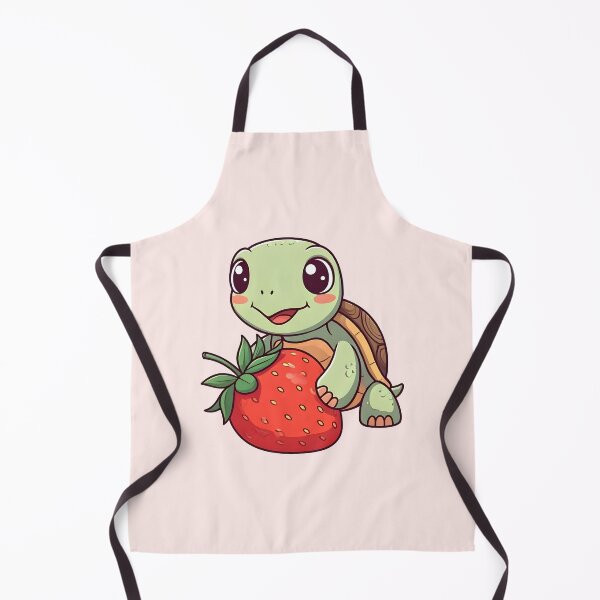 Item preview, Turtle with a strawberry designed and sold by PrintLabStudio.