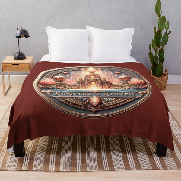 Item preview, Kingdom of Heaven – Radiant Crystal Temple 3D Label , designed and sold by PaintMeWorld.