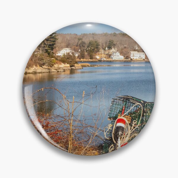 Item preview, Buoys and Lobstertrap Art designed and sold by Ruth Curtis.
