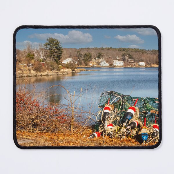 Item preview, Buoys and Lobstertrap Art designed and sold by Ruth Curtis.