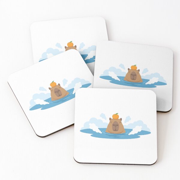 Item preview, Capybara Spa Day Yuzu Bath Japan Aesthetic designed and sold by Petzzz.