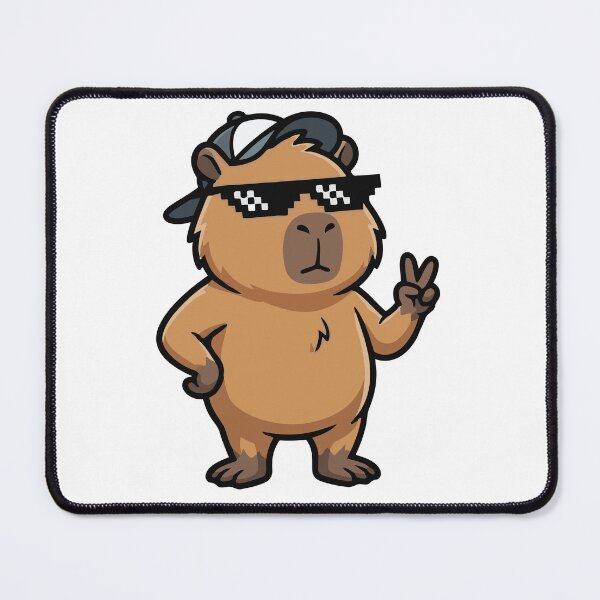 Item preview, Ok I Pull Up Cool Capybara Meme designed and sold by Petzzz.