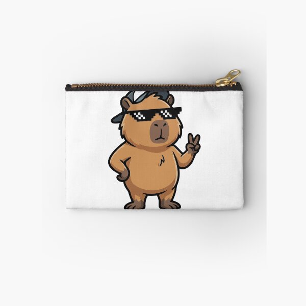 Item preview, Ok I Pull Up Cool Capybara Meme designed and sold by Petzzz.