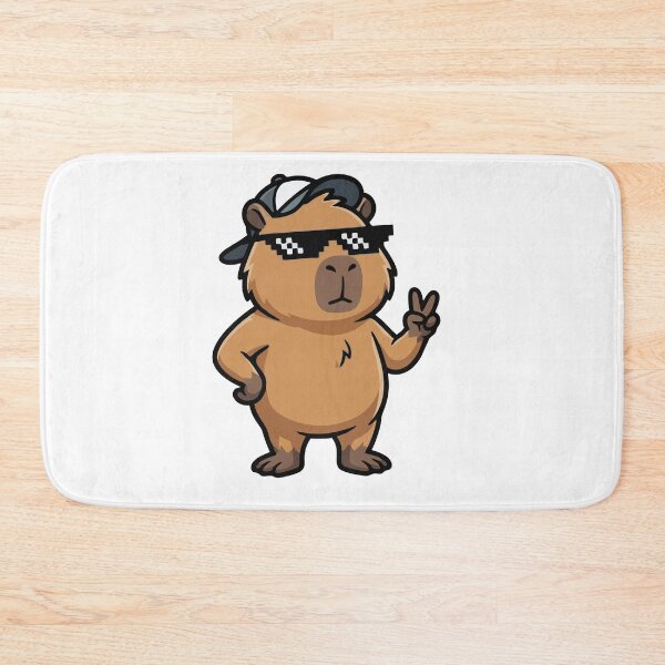 Item preview, Ok I Pull Up Cool Capybara Meme designed and sold by Petzzz.