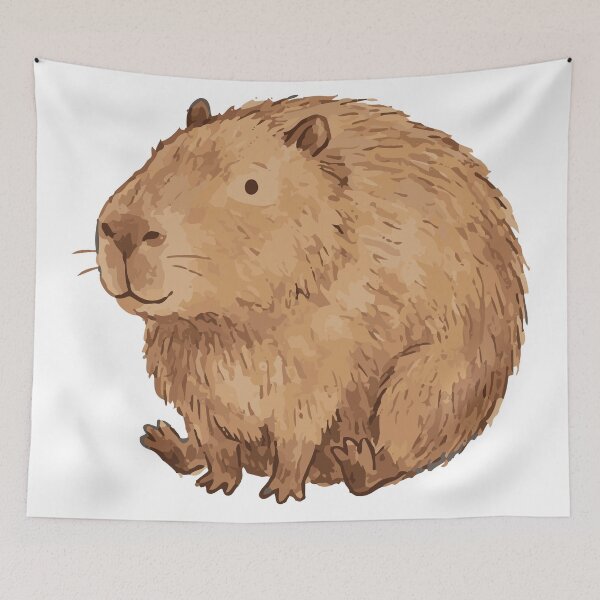 Item preview, Coconut Doggy Funny Capybara Text designed and sold by Petzzz.