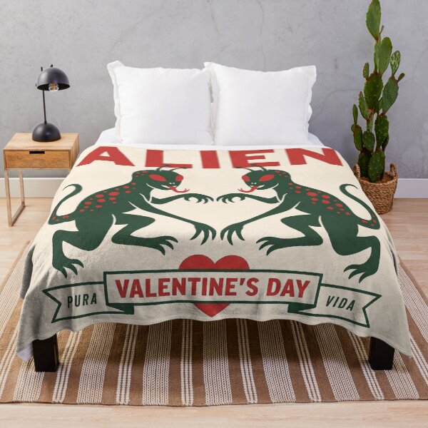 Item preview, Alien Love Pura Vida Vintage Sci-Fi Valentine designed and sold by zzz888.