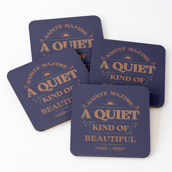 Item preview, Sainte-Maxime — A Quiet Kind of Beautiful | Vintage Travel Quote Typography designed and sold by phiawdesign9.