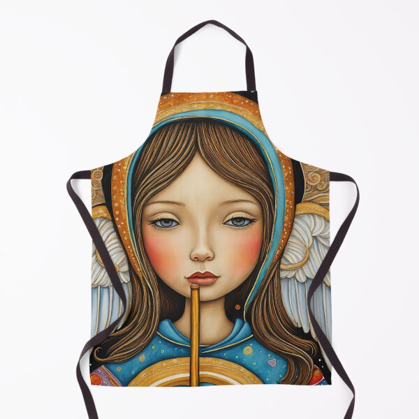 Item preview, Angel with wings wearing a hoodie Playing a Flute designed and sold by Colin Bentham.