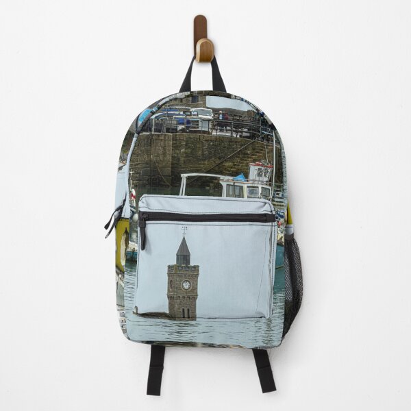 Item preview, Porthleven Harbour Cornwall,yellow fishing boat designed and sold by kathleenjean.