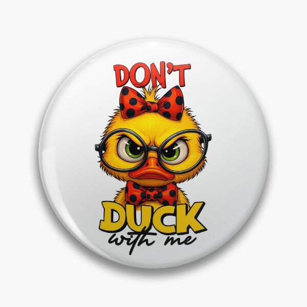 Artikelvorschau, Lustige wütende Ente mit Brille - Duck dich nicht vor mir! entworfen und verkauft von ArtyFlow.
