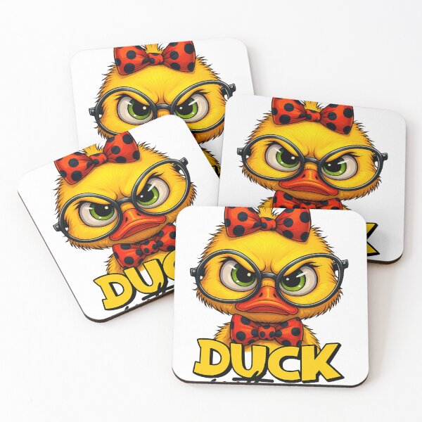 Item preview, Funny Angry Duck with Glasses - Don't Duck With Me designed and sold by ArtyFlow.
