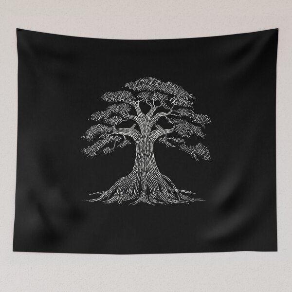 Item preview, Ceiba Tree Mayan Sacred Dot Art designed and sold by ConcienciaEco.