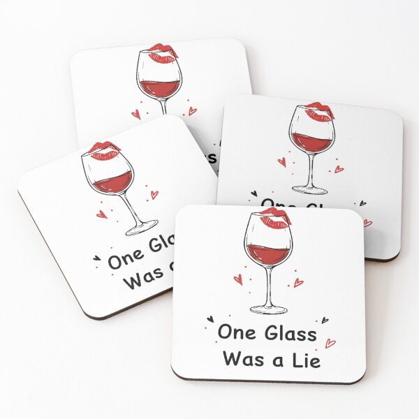 Item preview, One Glass Was a Lie Wine Shirt – Funny Wine Lover Valentine Design designed and sold by  Essence-Rise .