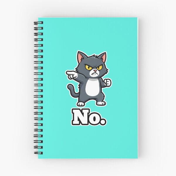Item preview, Angry Cat - No. | Funny Sarcasm Statement Design designed and sold by Fuechse.